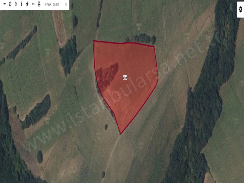 Edirne Uzunköprü Kırkkavak Köyünde Satılık Arsa , 814 M2 Hisseli 