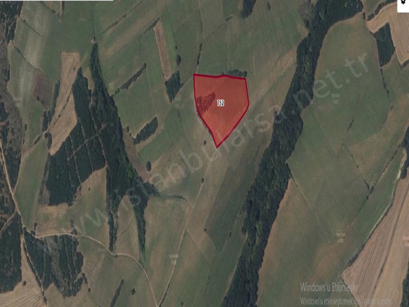 Edirne Uzunköprü Kırkkavak Köyünde Satılık Arsa , 814 M2 Hisseli 