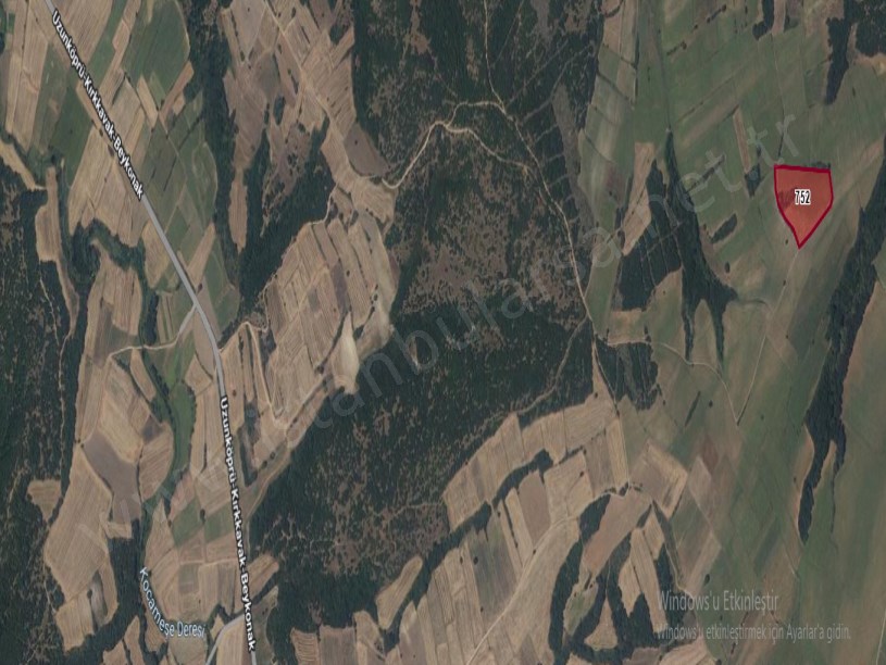 Edirne Uzunköprü Kırkkavak Köyünde Satılık Arsa , 814 M2 Hisseli 