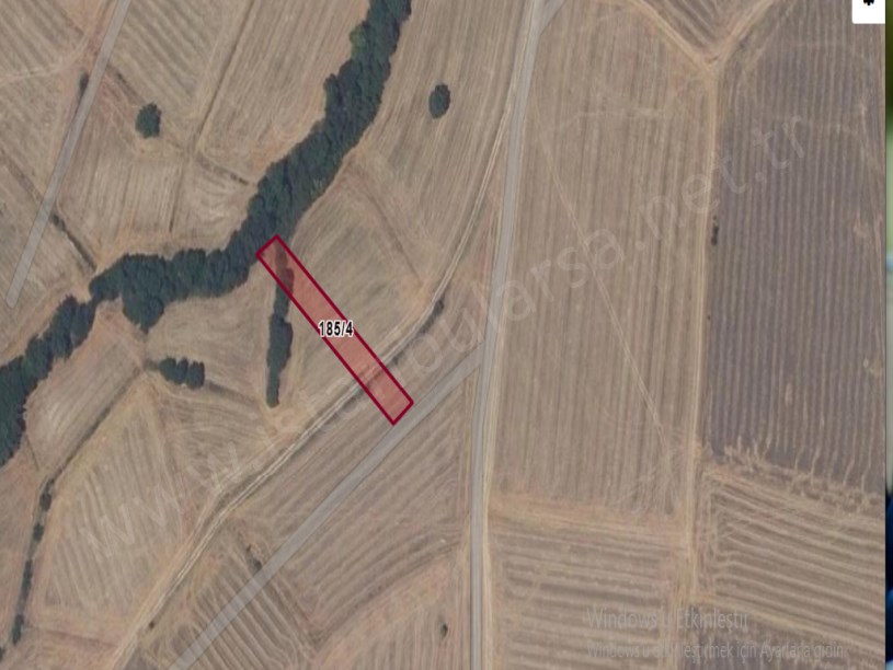 Edirne Uzunköprü Hamidiye Köyünde Satılık Tarla , 988 m2 Müstakil Yolu Var