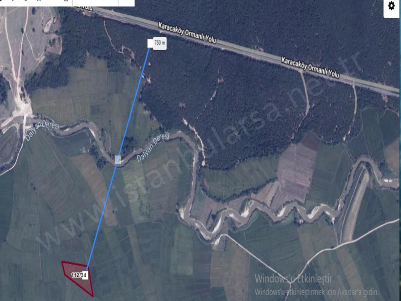 Çatalca Ormanlı Satılık Arsa , 146 m2 Hisseli Yolu Var 