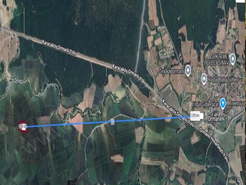 Çatalca Ormanlı Satılık Arsa , 173 m2 Hisseli Yolu Var 
