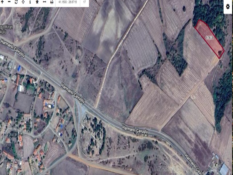 Edirne Uzunköprü Hamidiye Köyünde Satılık Tarla , 2,540 m2 Müstakil