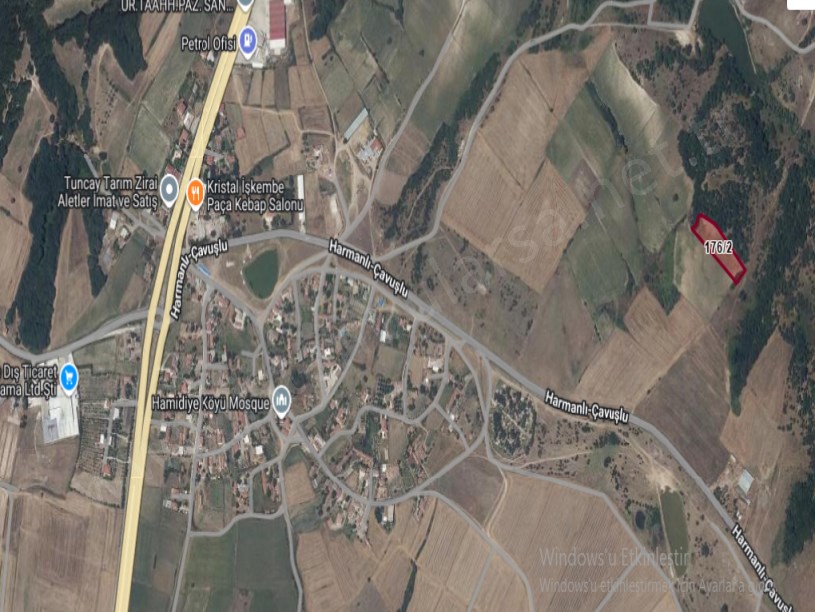 Edirne Uzunköprü Hamidiye Köyünde Satılık Tarla , 2,540 m2 Müstakil