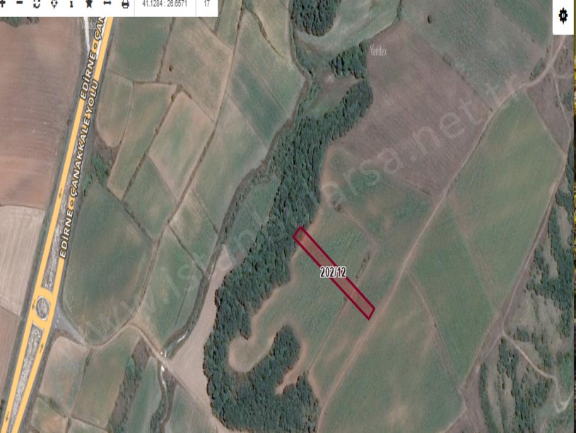 Edirne Uzunköprü Hamidiye Köyünde Satılık Tarla , 2,020 M2 Müstakil Yolu Var