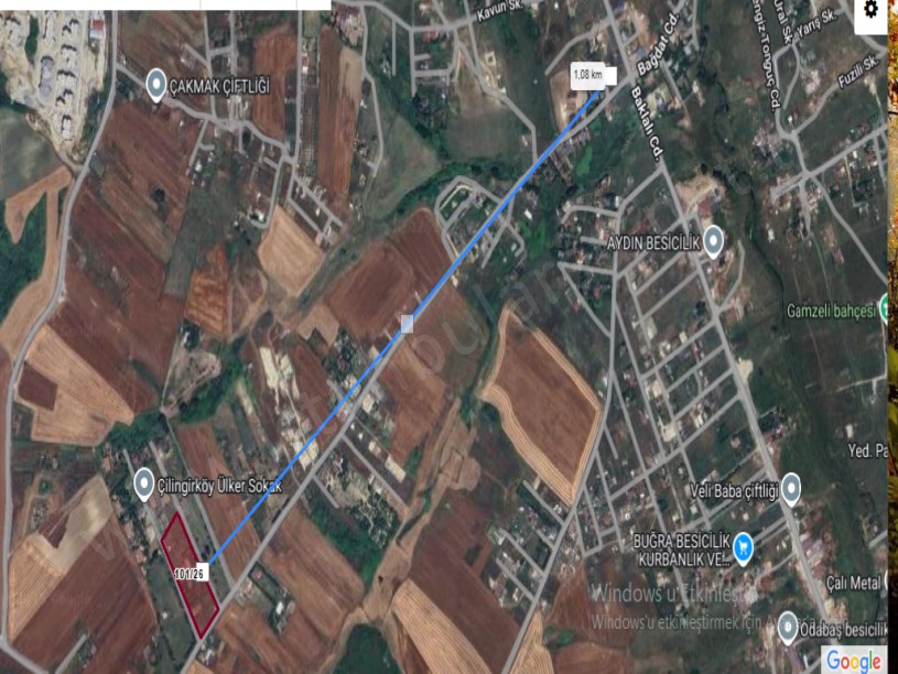 Arnavutköy Çilingirde Satılık Arsa , 211 m2 Hisseli  İmarlı 