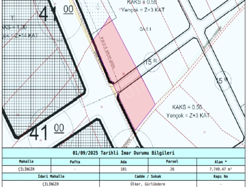 Arnavutköy Çilingirde Satılık Arsa , 211 m2 Hisseli  İmarlı 