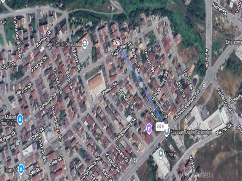 Arnavutköy İslambeyde Satılık Arsa , 231 M2 4 Kat İmarlı Köşebaşı Müstakil