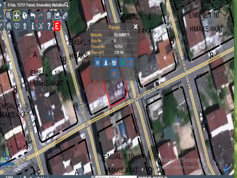 Arnavutköy İslambeyde Satılık Arsa , 231 M2 4 Kat İmarlı Köşebaşı Müstakil