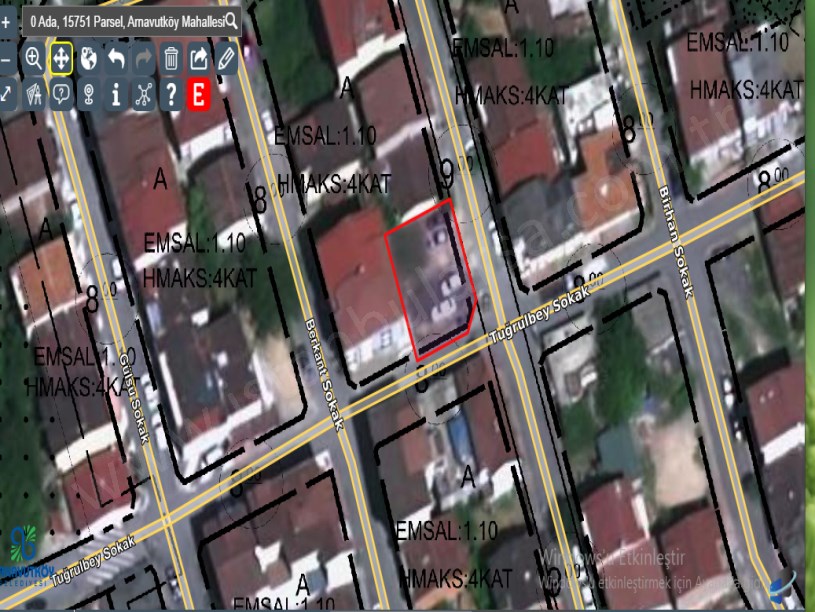 Arnavutköy İslambeyde Satılık Arsa , 231 M2 4 Kat İmarlı Köşebaşı Müstakil