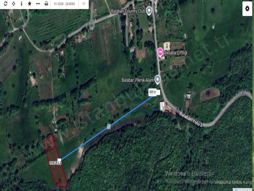 Arnavutköy Balabanda Satılık Arsa , 118 M2 Hisseli Yolu Var