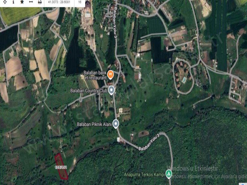 Arnavutköy Balabanda Satılık Arsa , 118 M2 Hisseli Yolu Var