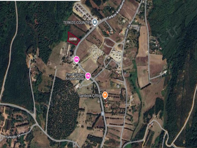 Arnavutköy Durusu Mah  Satılık Arsa ,  4,034 M2  Cadde Cephe Müstakil