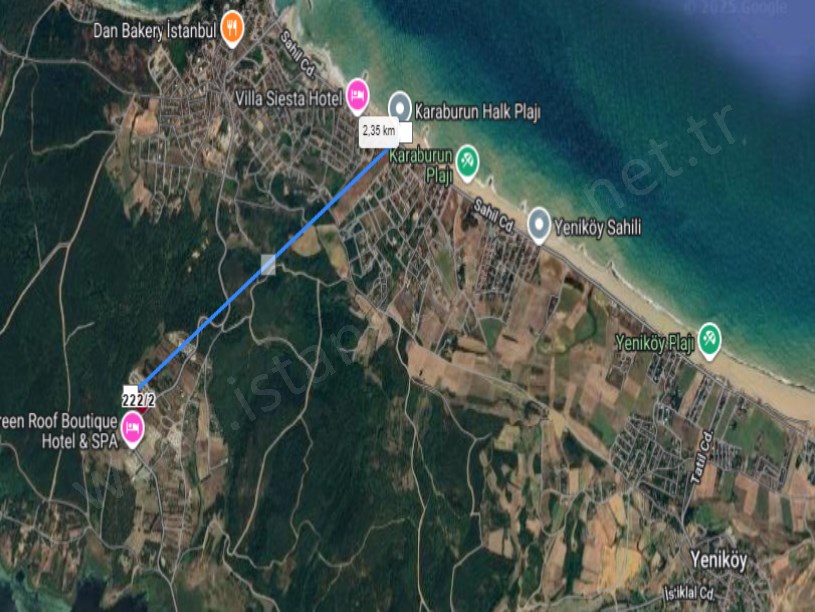 Arnavutköy Durusu Mah  Satılık Arsa ,  6,278 M2 Cadde Cephe Müstakil 