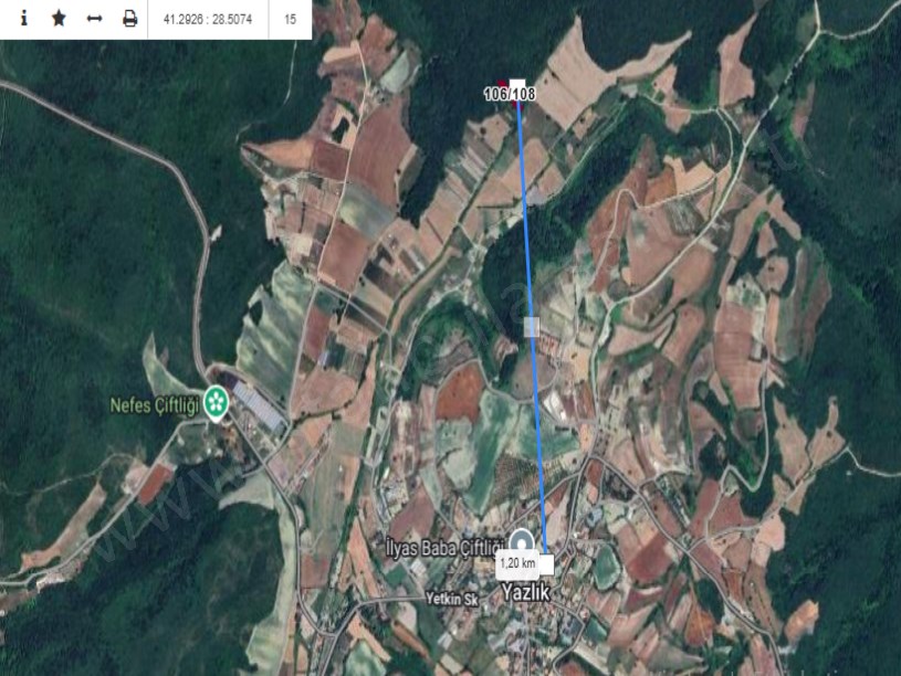 Çatalca Yazlıkköyde Satılık Tarla ,949 M2 Tek Tapu Evlerin Yakını
