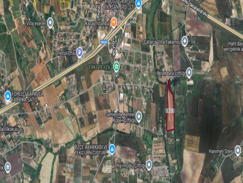 Çatalca Kestanelikte Satılık Arsa  , 250 M2 Yolu Var Evlerin Yakını