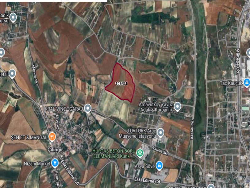 Arnavutköy Çilingirde Satılık Arsa , 305 M2 Yolu Var İmarlı