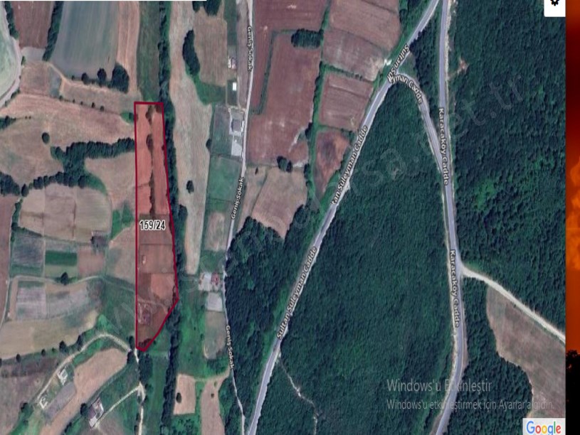 Çatalca Başakköyde Satılık Arsa , 365 m2 Çaplı Yolu Var