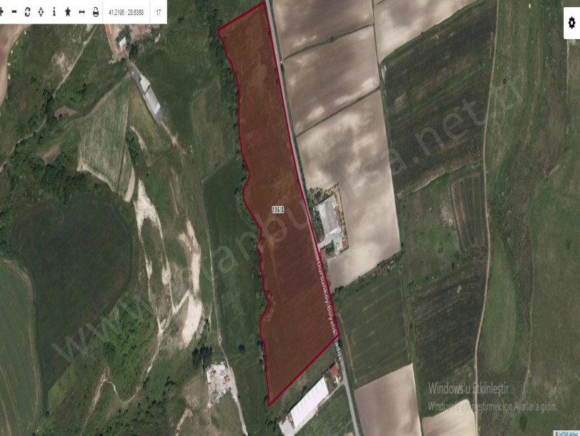 Arnavutköy Dursunköyde Satılık Arsa , 623 m2 Boyalık Caddesine Cephe Hisseli