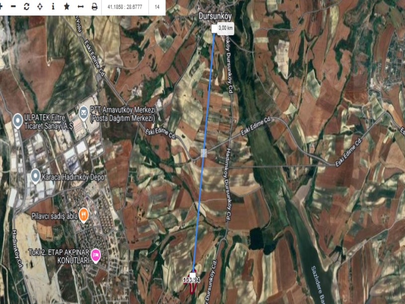 Arnavutköy Dursunköyde Satılık Arsa , 220 M2 Hisseli İmarlı 