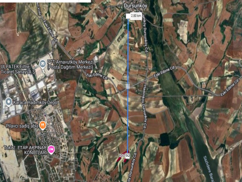 Arnavutköy Dursunköyde Satılık Arsa , 110 M2 Hisseli