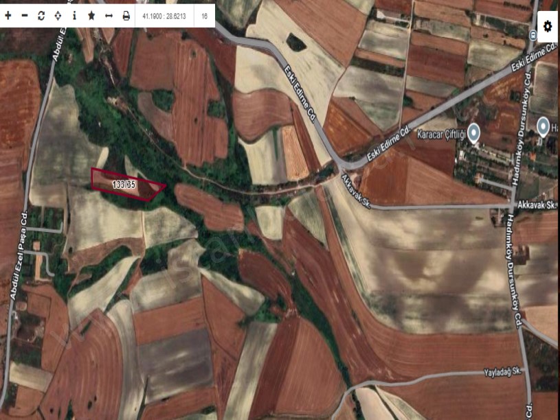 Arnavutköy Dursunköyde Satılık Arsa , 316 M2 Hisseli 