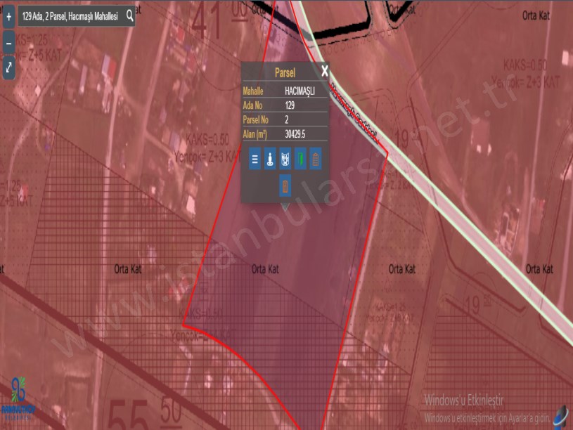 Arnavutköy Hacımaşlı  Satılık Arsa , 500 m2 Yolu Var Cadde Cephe 