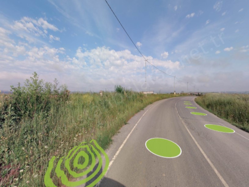 Arnavutköy Hacımaşlı  Satılık Arsa , 500 m2 Yolu Var Cadde Cephe 