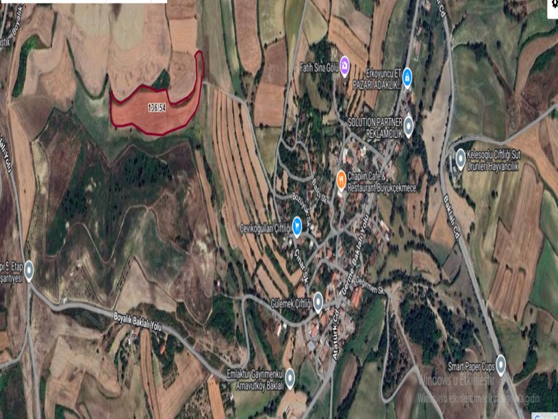 Arnavutköy Baklalıda Satılık Arsa ,  250 M2 Yolu Var Hisseli İmarlı 