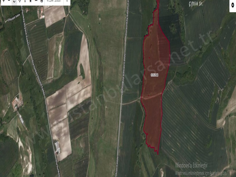 Arnavutköy Dursunköyde Satılık Arsa , 301 M2 Yolu Var Hisseli 