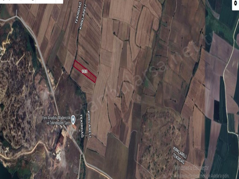 Kırklareli Vize Çakıllı Köyünde Satılık Arsa  , 612 m2 Hisseli Çaplı Yolu Var