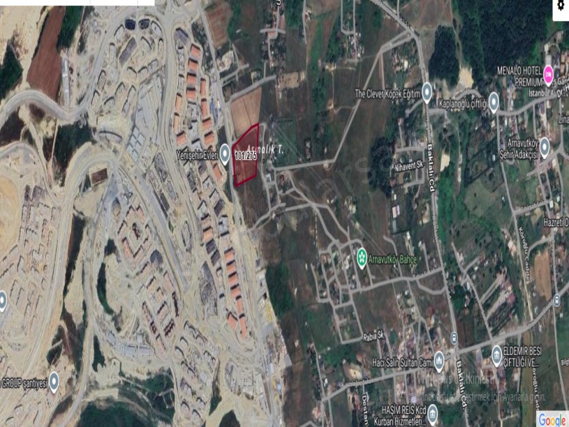 Arnavutköy Tayakadın Satılık Arsa , 240 M2 Hisseli İmarlı 