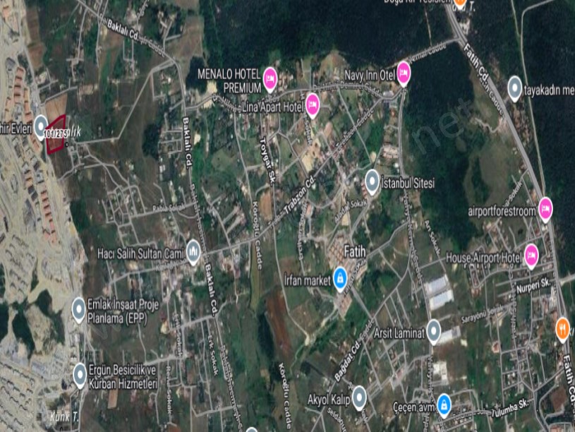 Arnavutköy Tayakadın Satılık Arsa , 240 M2 Hisseli İmarlı 