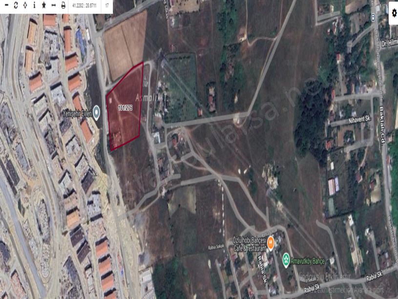 Arnavutköy Tayakadın Satılık Arsa , 240 M2 Hisseli İmarlı 