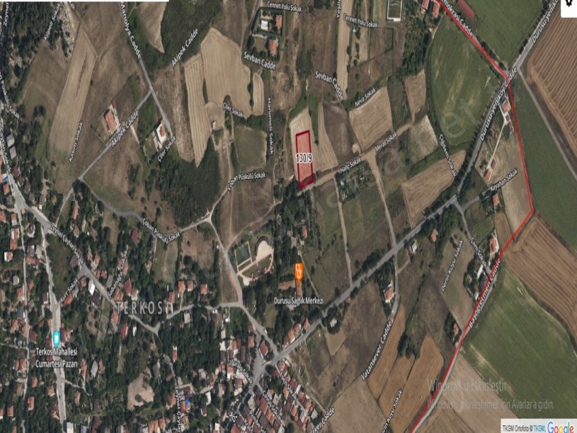 Arnavutköy Durusu Mah  Satılık Arsa ,  1,624 m2 Müstakil Yolu Var Evlerin Yakını