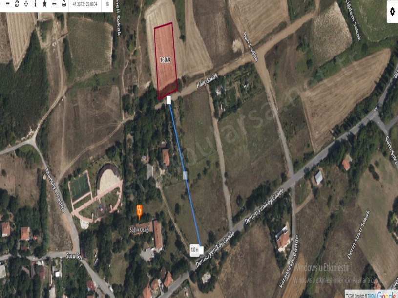 Arnavutköy Durusu Mah  Satılık Arsa ,  1,624 m2 Müstakil Yolu Var Evlerin Yakını
