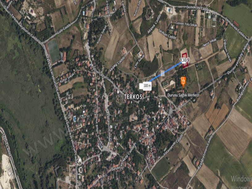 Arnavutköy Durusu Mah  Satılık Arsa ,  1,624 m2 Müstakil Yolu Var Evlerin Yakını
