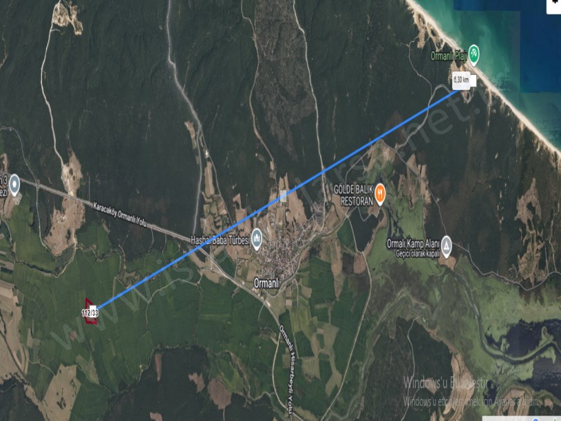 Çatalca Ormanlı Satılık Arsa , 3,837 M2 Hisseli Yolu Var