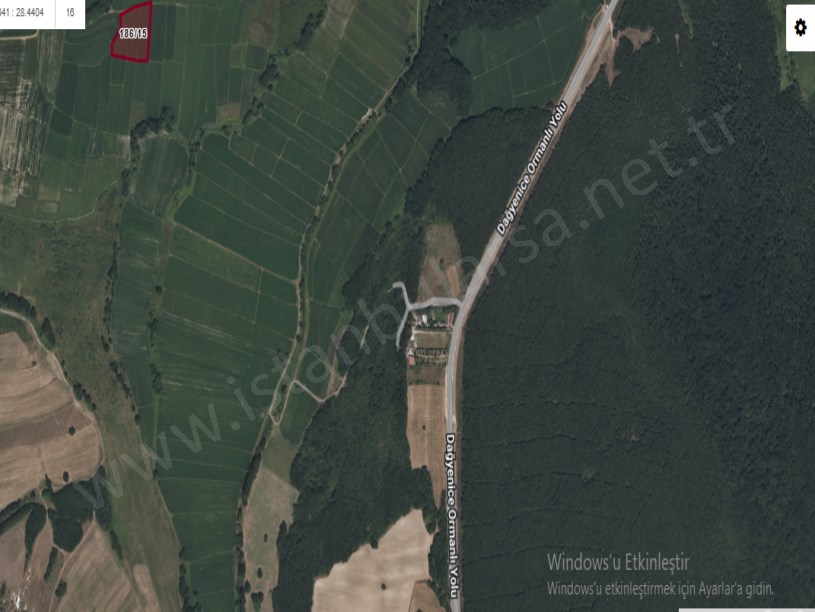 Çatalca Çiftlikköyde Satılık Arsa ,  227 M2 Hisseli Yolu Var