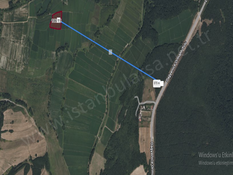 Çatalca Çiftlikköyde Satılık Arsa ,  227 M2 Hisseli Yolu Var