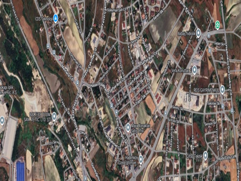 Arnavutköy Hadımköyde Satılık Arsa , 403 M2 Cadde Cephe Müstakil Merkezde İmarlı
