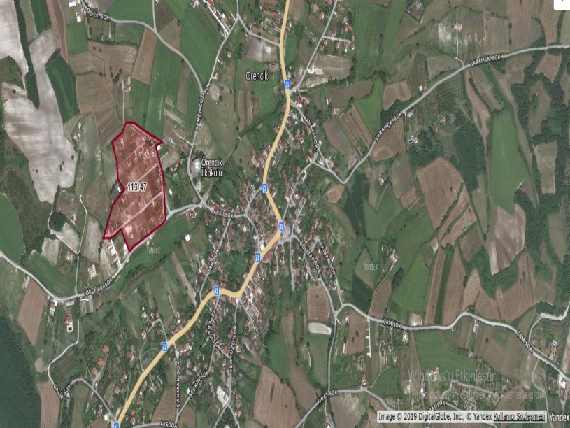 Çatalca Örencikte Satılık Arsa , 944 M2 Çaplı Yolu Var Evlerin Yakını