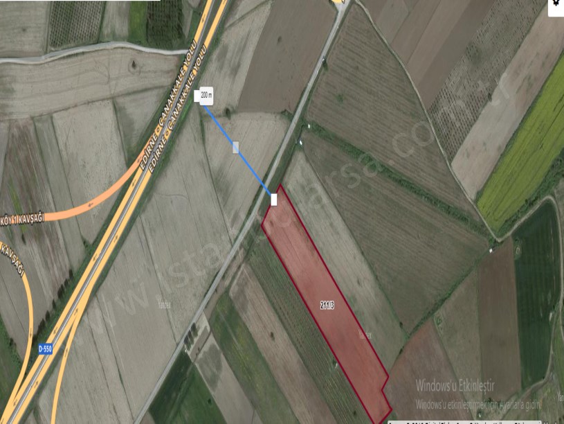 Çanakkale Gelibolu Kavakköy  Köyü Satılık  Tarla  , 19,350 M2 Müstakil  Yolu Var