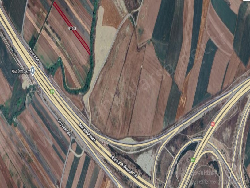 Silivri Seymende Satılık Arsa , 565 M2 Yolu Var Çaplı Hisseli