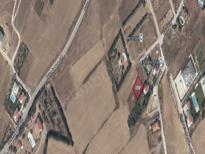 İstanbul Büyükçekmece Kumburgaz Mah Satılık Arsa , 1,034 M2 Müstakil Merkezde Denize Yakın 