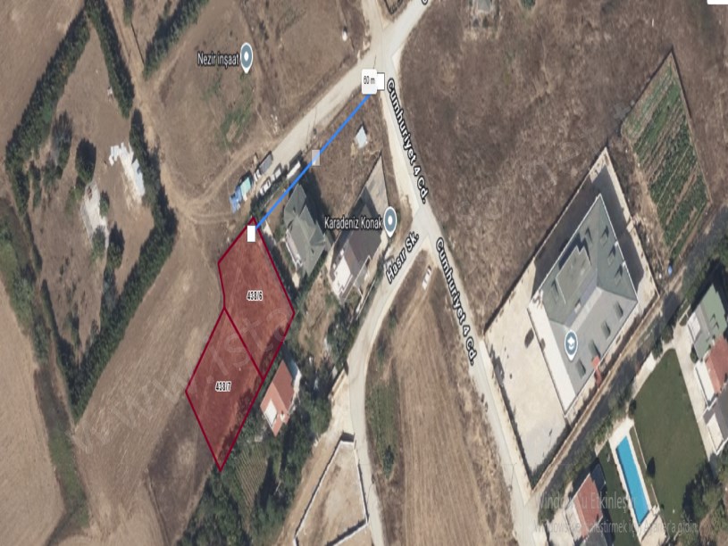 İstanbul Büyükçekmece Kumburgaz Mah Satılık Arsa , 1,034 M2 Müstakil Merkezde Denize Yakın 