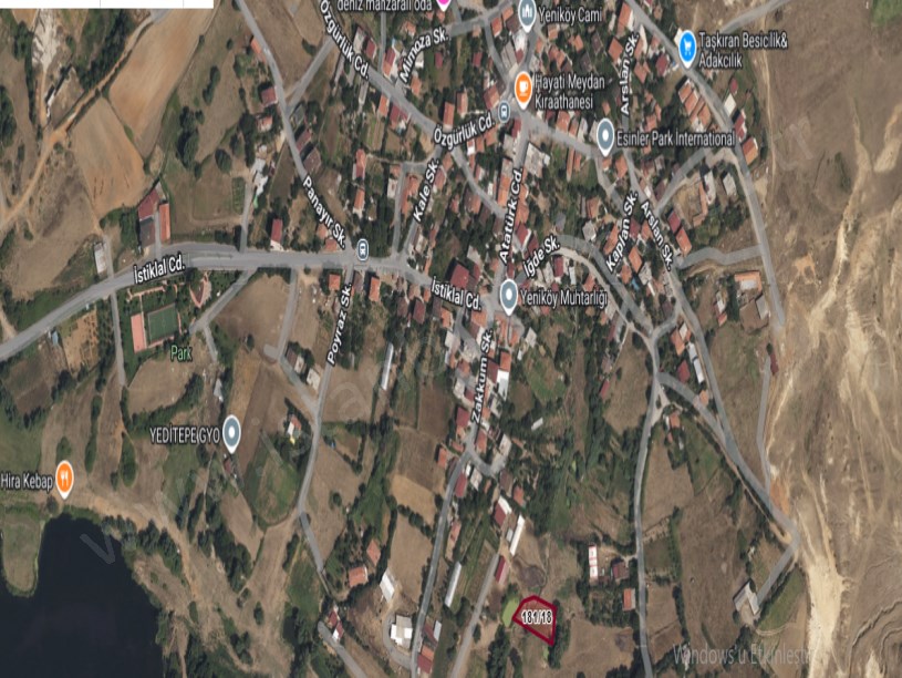 Arnavutköy Yeniköyde Satılık Arsa , 845 m2 Müstakil İmarlı Merkezde 