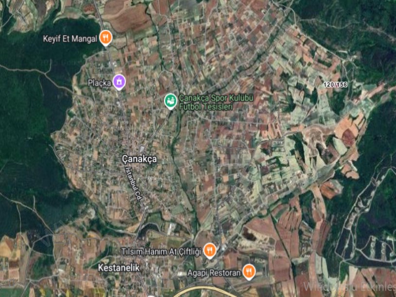 Çatalca Çanakça Mah, Satılık Tarla , 1,884 m2 Merkezde Müstakil Yolu Var