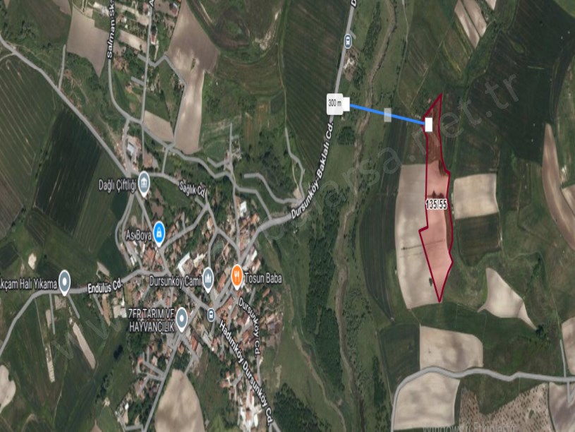 Arnavutköy Dursunköyde Satılık Arsa  , 220 M2 Hisseli Yolu var