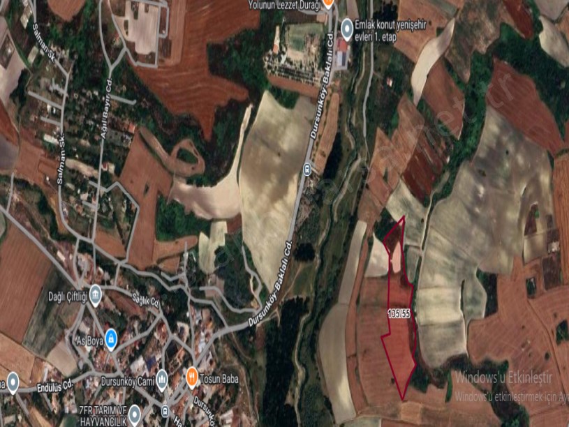 Arnavutköy Dursunköyde Satılık Arsa  , 220 M2 Hisseli Yolu var